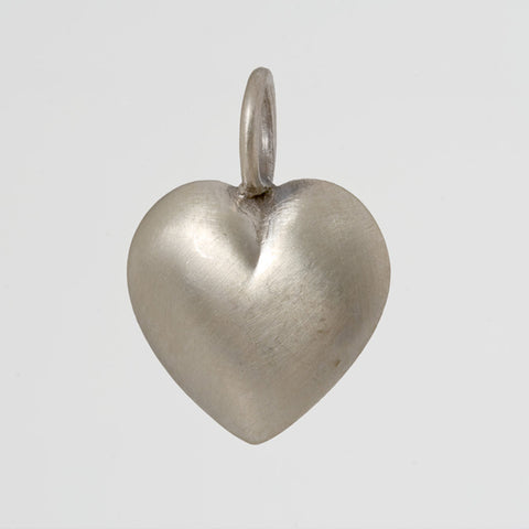Large Puffy Heart Charm