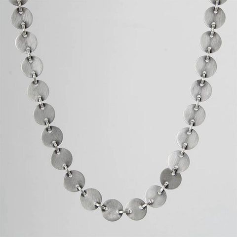 Handmade Disc Chain Necklace