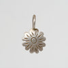 Hand Etched Flower Charm