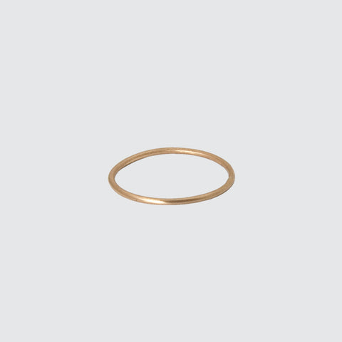 Ultra Thin Simple Round Gold Ring