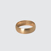 Wide Domed Gold Band