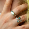 Double Stone Stacking Ring - RJ542