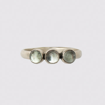 Three Cabochons in a Row Stacking Ring - RJ535