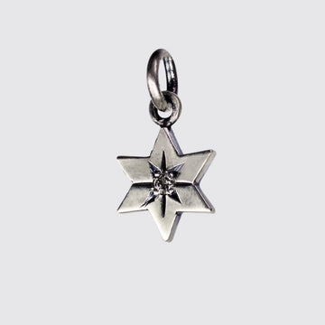 6 Pointed Star of David with Diamond Center
