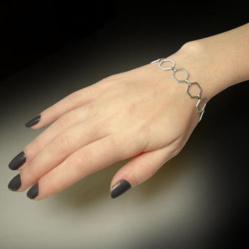 Hexagonal Link Bracelet