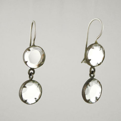 Round Double Mirror Earring