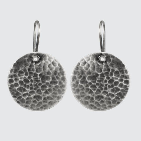 Large Hammered Disc Drops