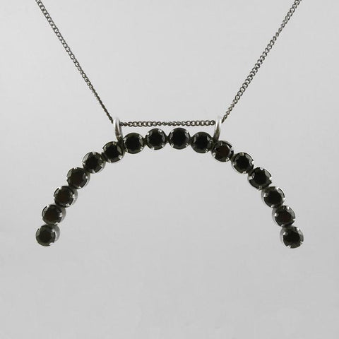 Stone Arc pendant necklace