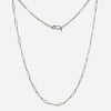 Delicate Artisan Oval Link Chain Necklace
