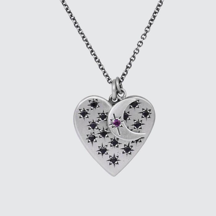 Hawaiian Scroll Petite Heart Pendant Necklace – Showcase Hawaii