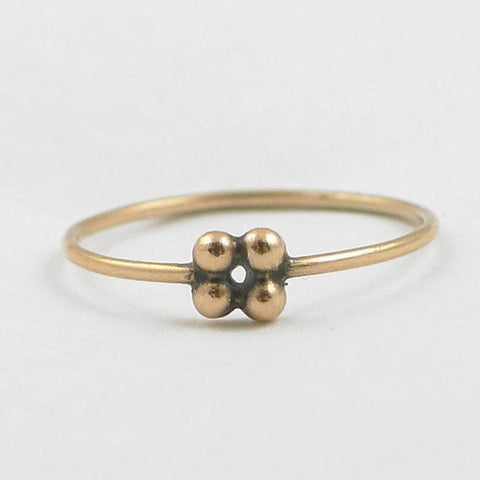 Four Ball granulated stacking ring