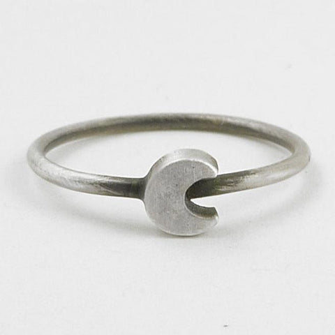 Crescent Moon Stacking Ring