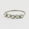 Five Faceted Stone Stacking Ring