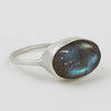 Oval Cabochon Stacking Ring
