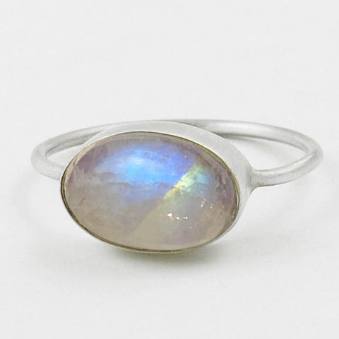 Oval Cabochon Stacking Ring
