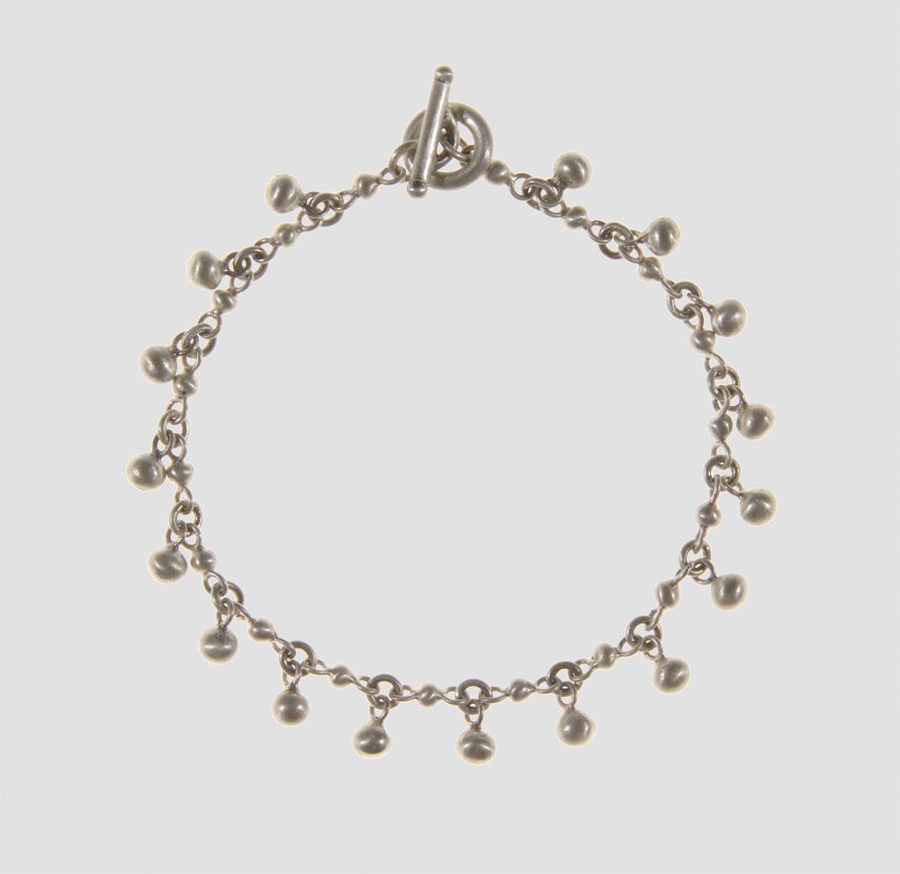 Ball Chain Bracelet with Dangling Ball Charms
