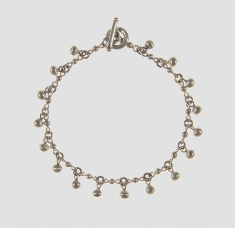 Ball Chain Bracelet with Dangling Ball Charms