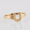 Small Horse Shoe Gold Ring