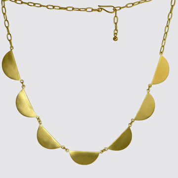 Scalloped Chain Necklace